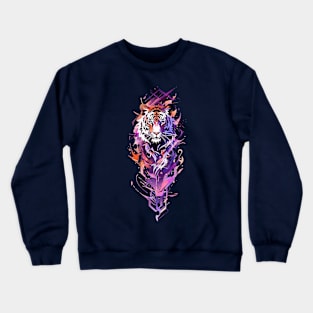 An tiger spirit watercolor Crewneck Sweatshirt